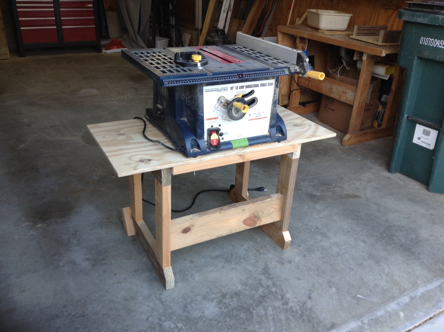 Table for a Cheap Tablesaw 10 Steps (with Pictures) Instructables