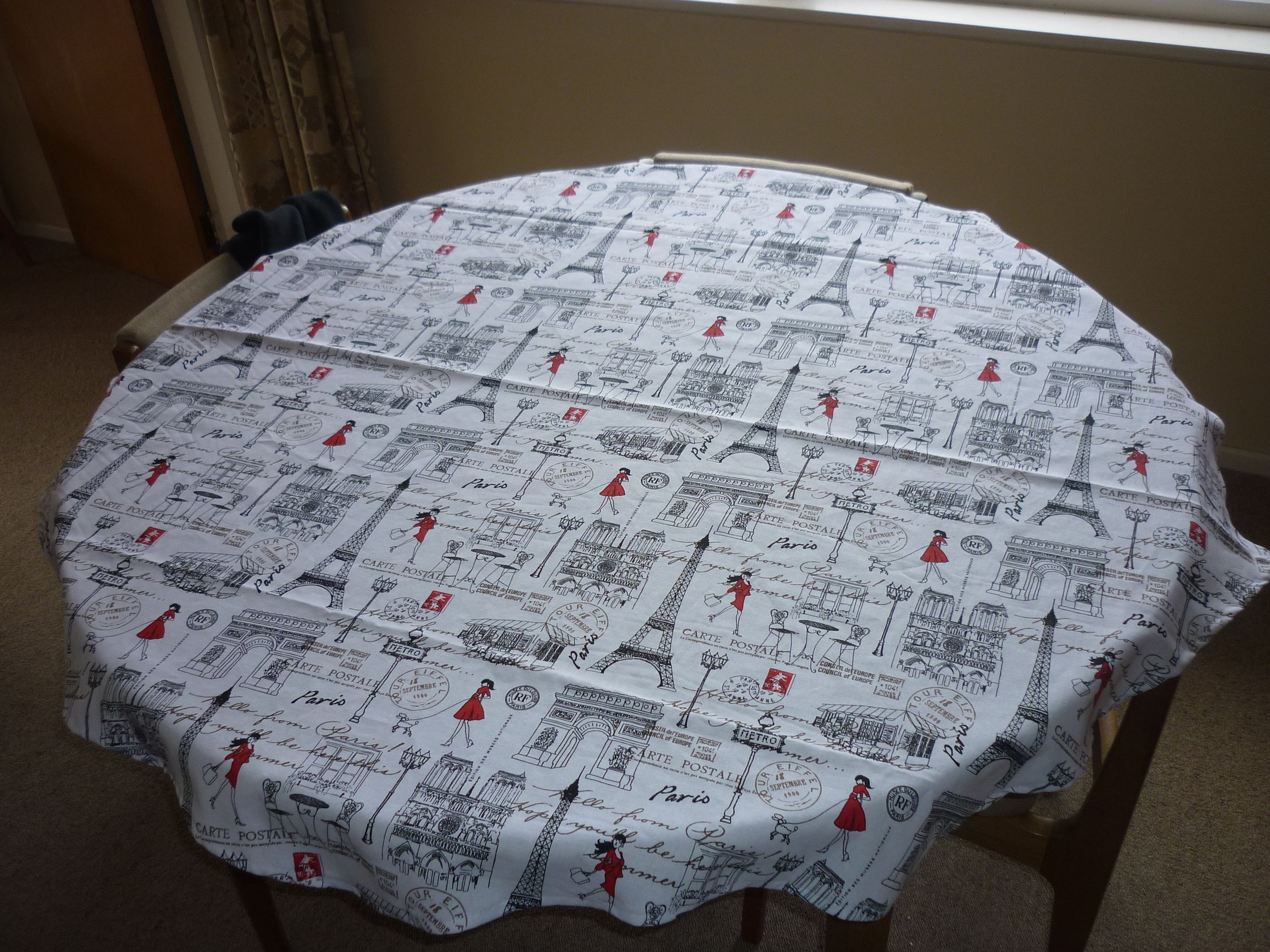 Sew an Octagonal Tablecloth Without a Pattern 5 Steps Instructables
