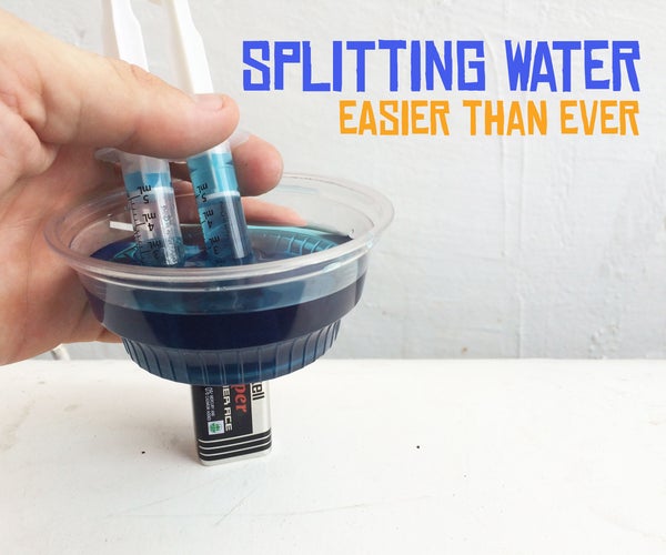 Splitting Water the Easy Way