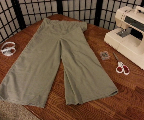Pajama Pants, Without a Pattern