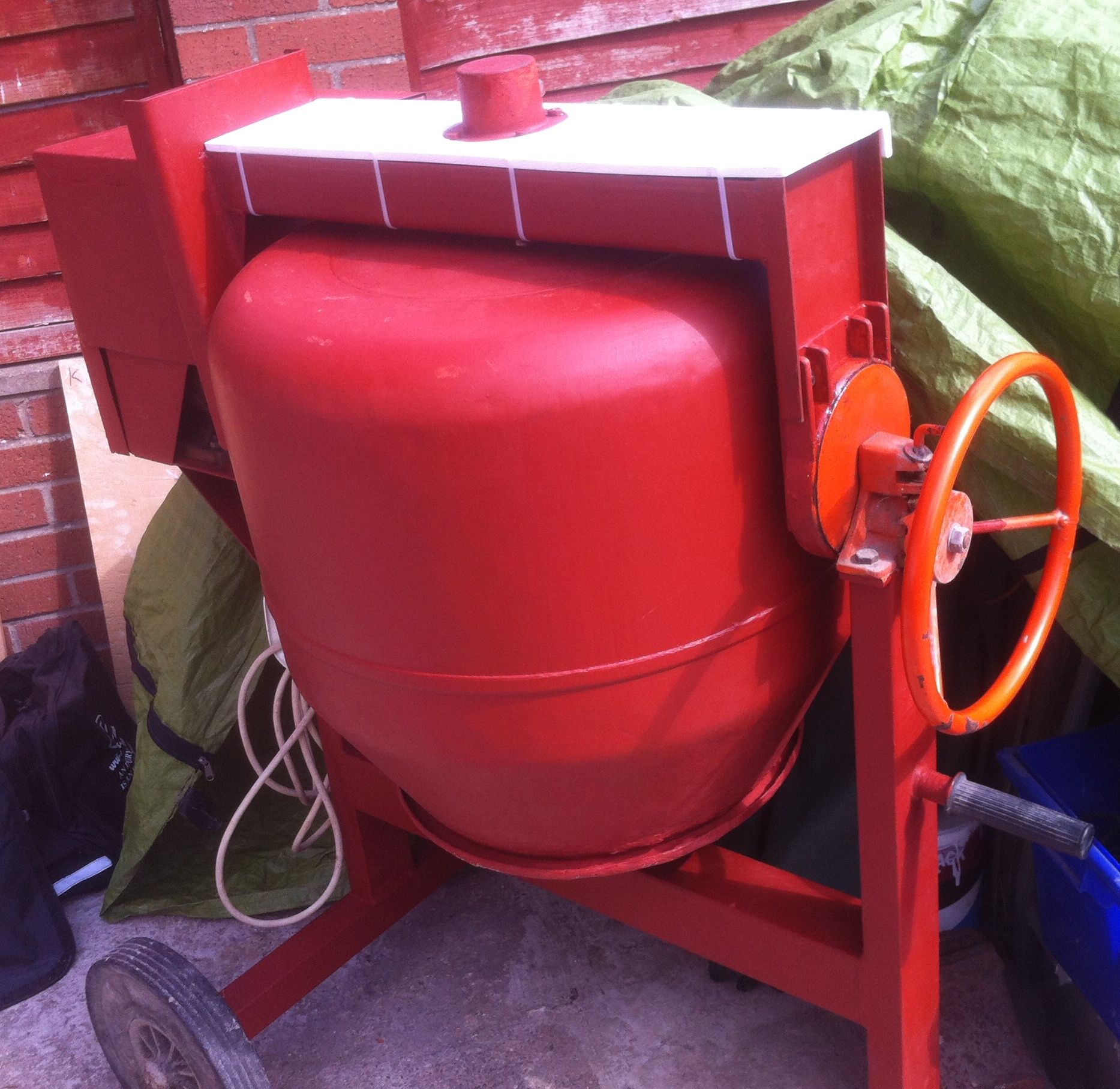 Belle Maxi 140 Concrete Mixer Overhaul 4 Steps Instructables