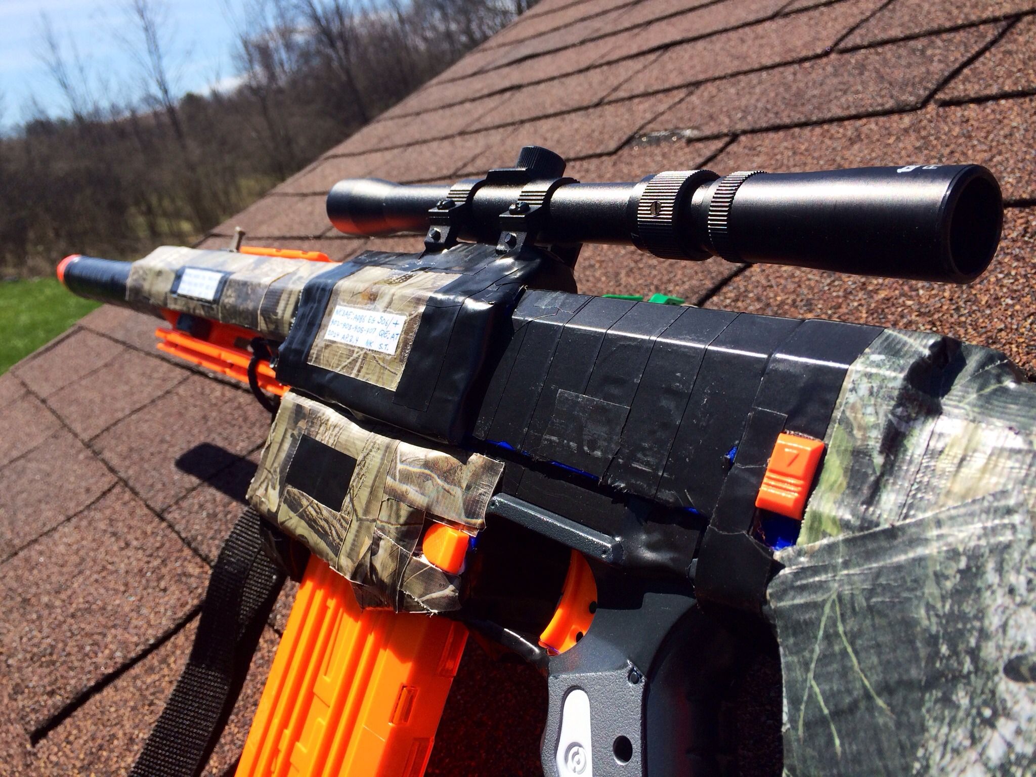 Nerf Retaliator SuperTak Modifications 
