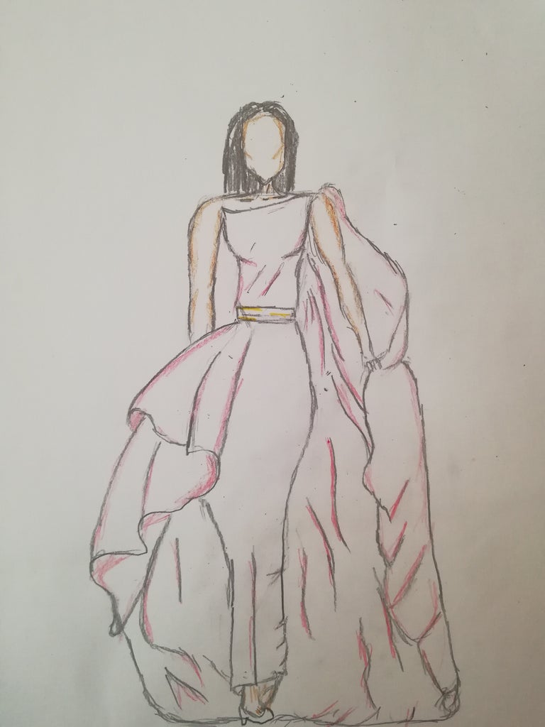 How To Draw The Best Design Of A Dress 5 Steps Instructables How To Draw The Best Design Of A Dress 5 Steps Instructables