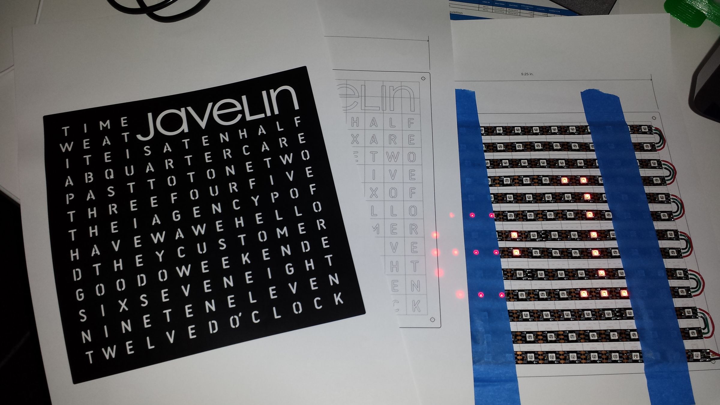Javelin's Word Clock 9 Steps (with Pictures) Instructables