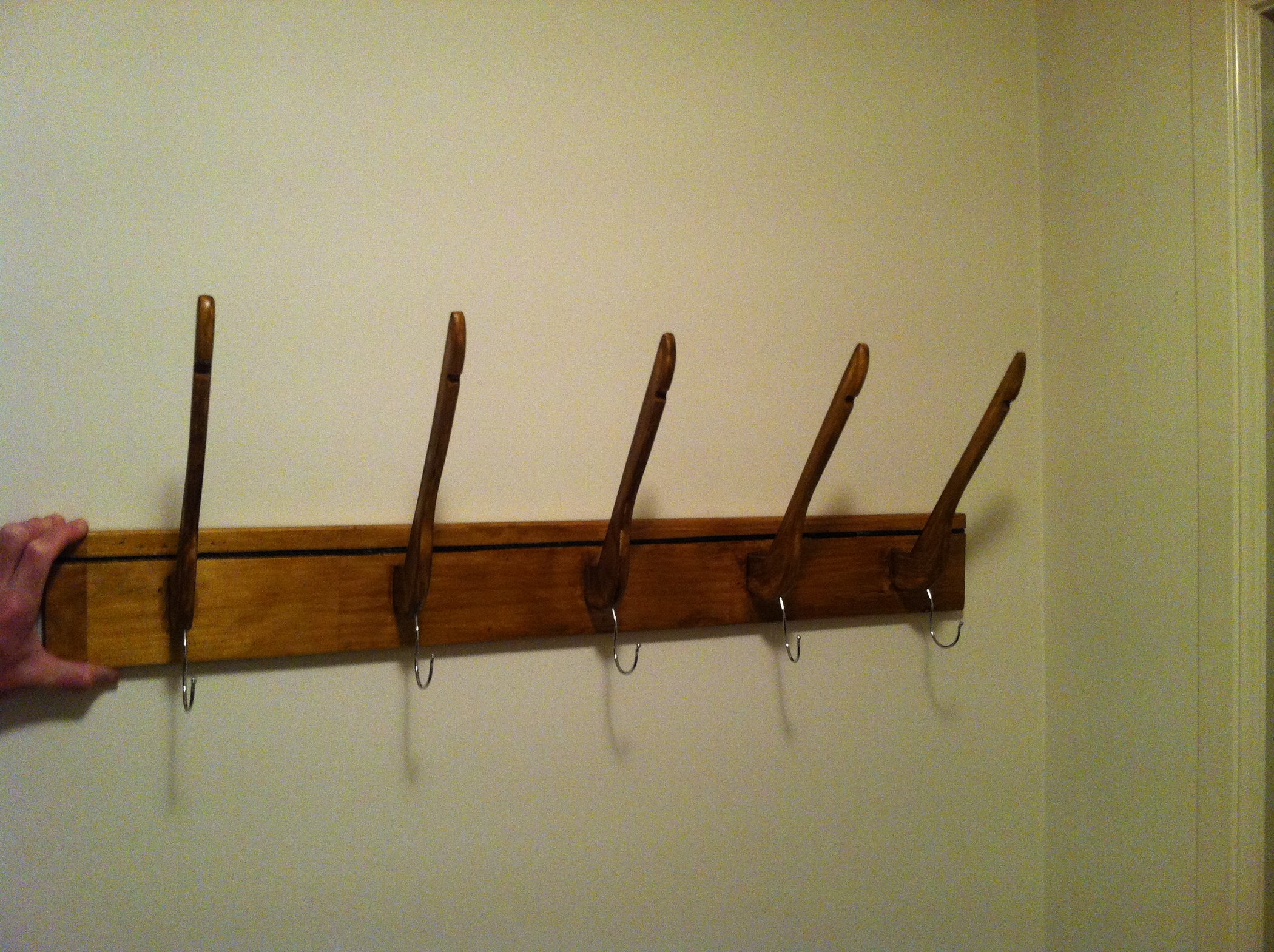 Repurposed Coat Hanger Rack 11 Steps (with Pictures) Instructables