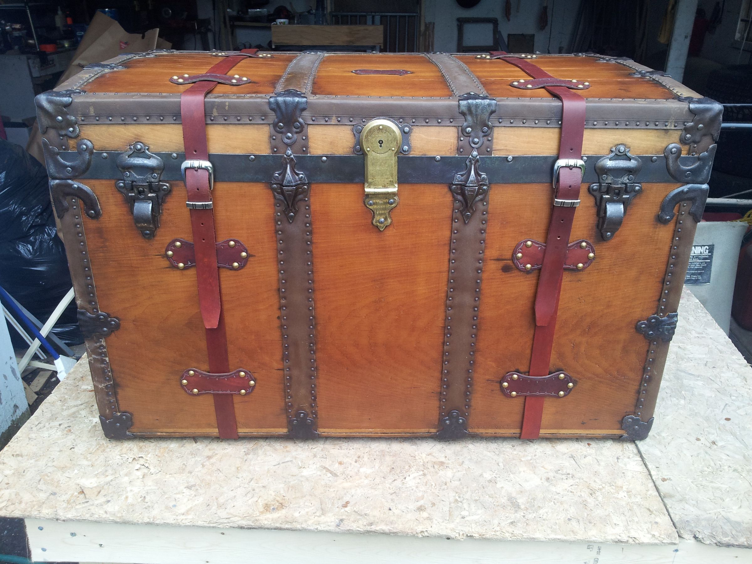 Restoring a Vintage Steamer Trunk