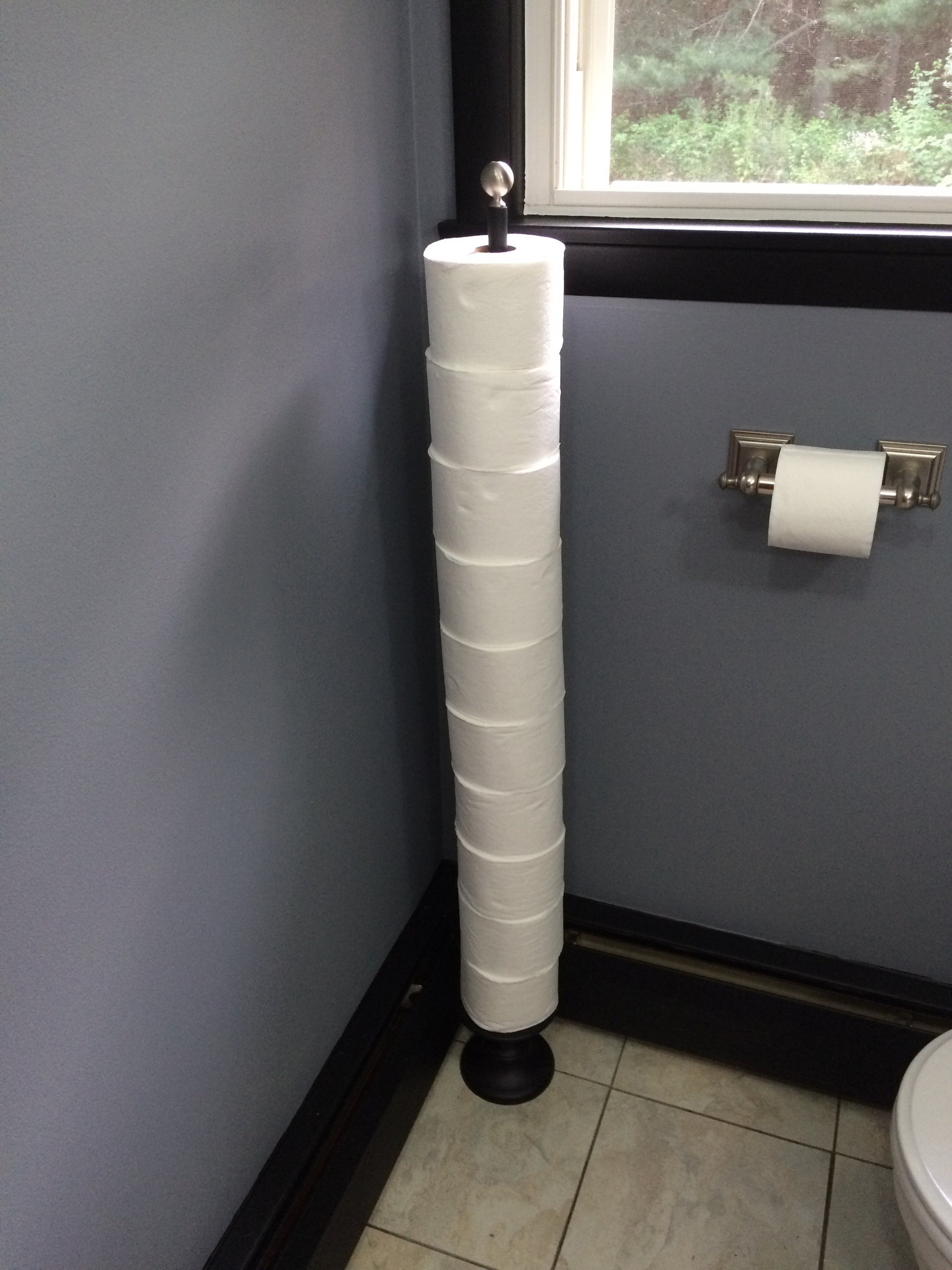 Toilet Paper Pedestal Tower 5 Steps Instructables