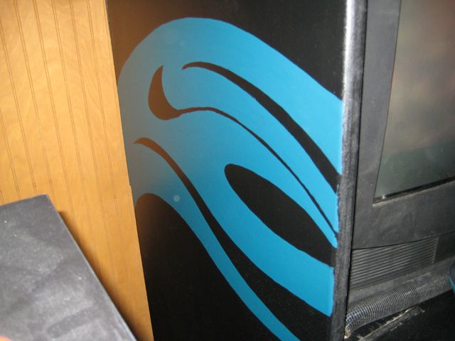 Arena y pintura