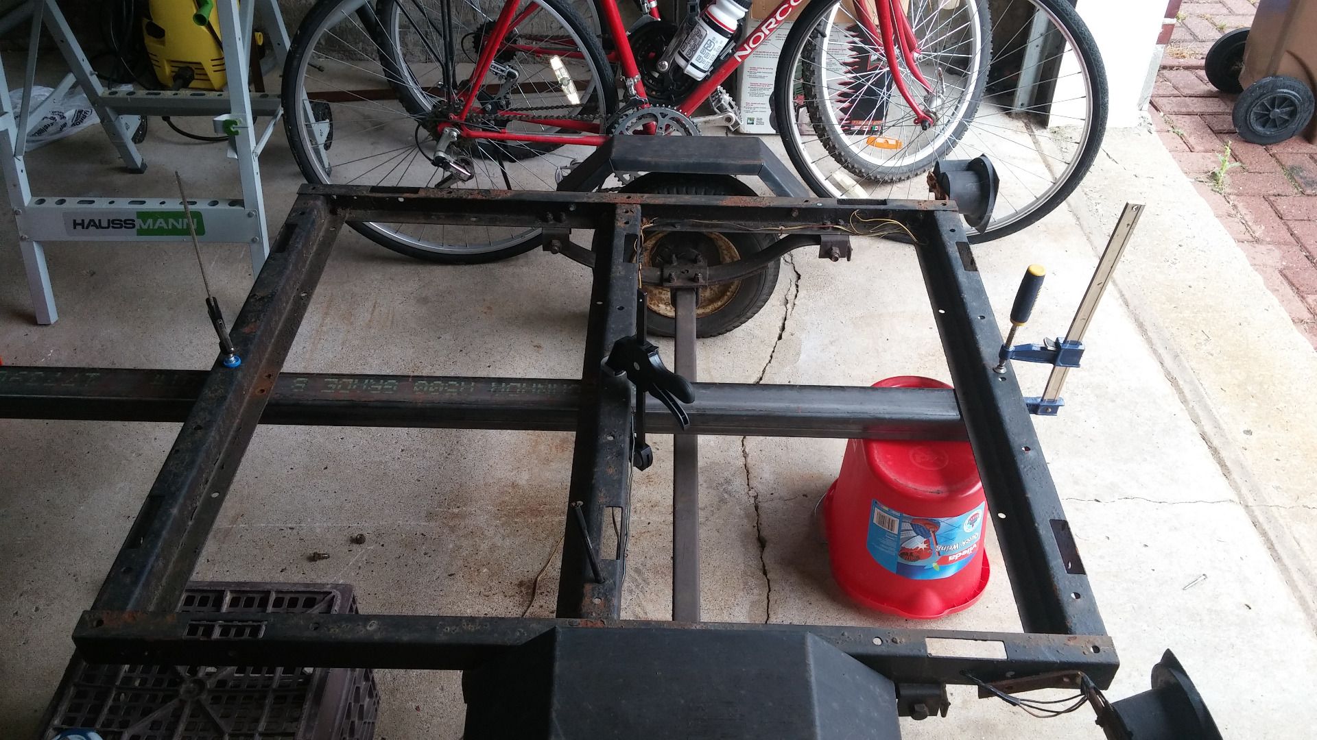 Jon Boat Trailer From a Harbor Freight 40 X 48 Trailer 5 Steps (with
