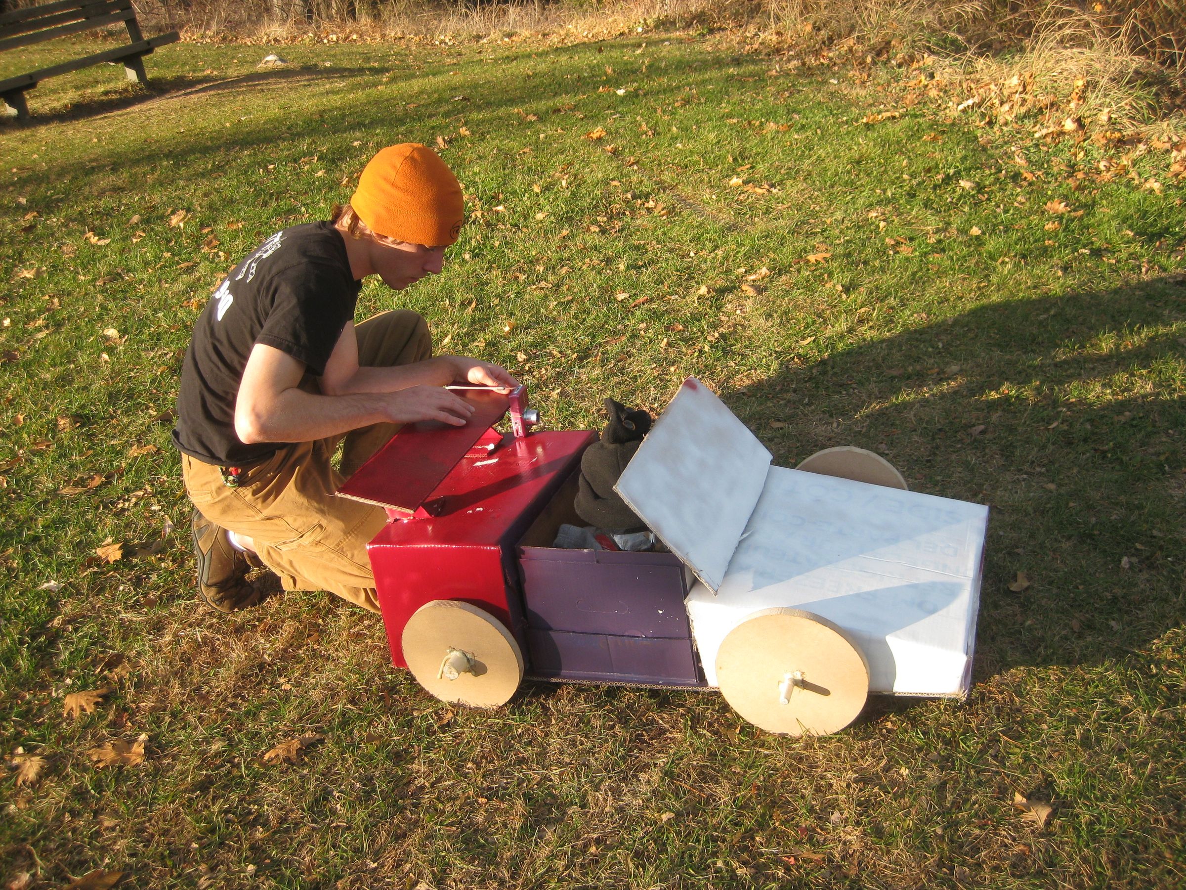 Cardboard Race Car 9 Steps Instructables