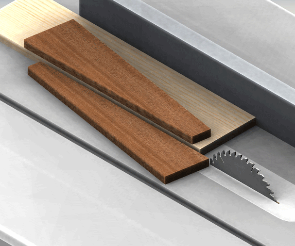 Angled Parts on a Table Saw 