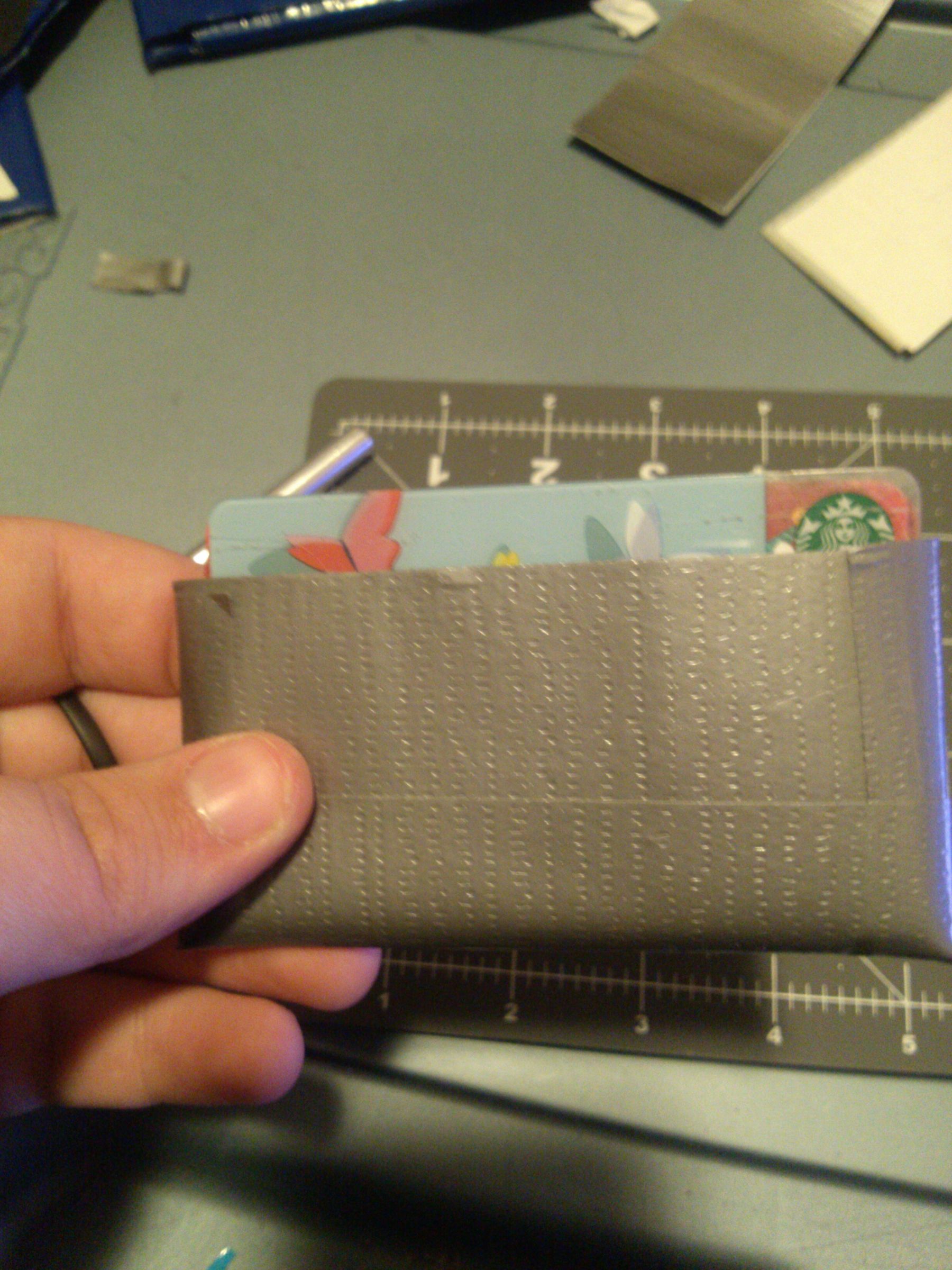 How to Make a Duct Tape Credit Card Holder 6 Steps Instructables