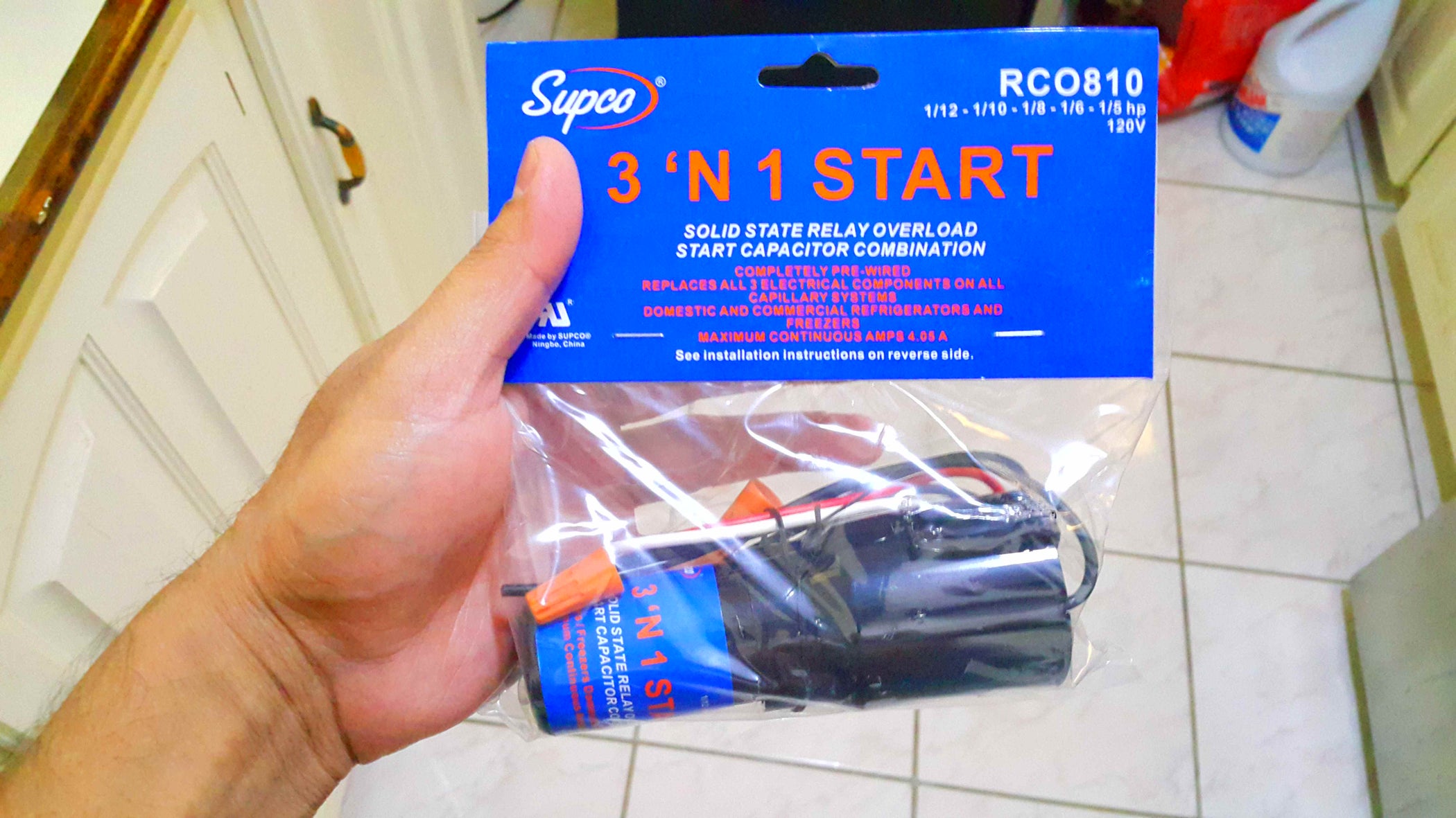 Replacing the Starter and Overload in a Fridge. 4 Steps (with