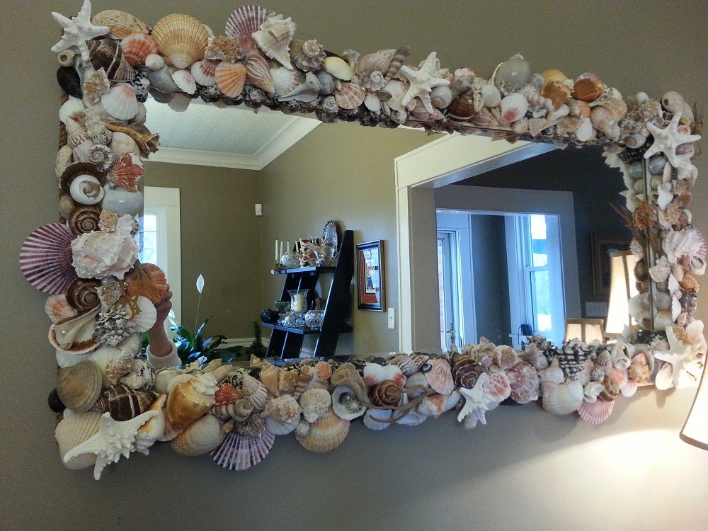 Awesome Seashell Mirror 5 Steps With Pictures Instructables