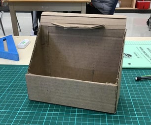 Cardboard Desk Organizer