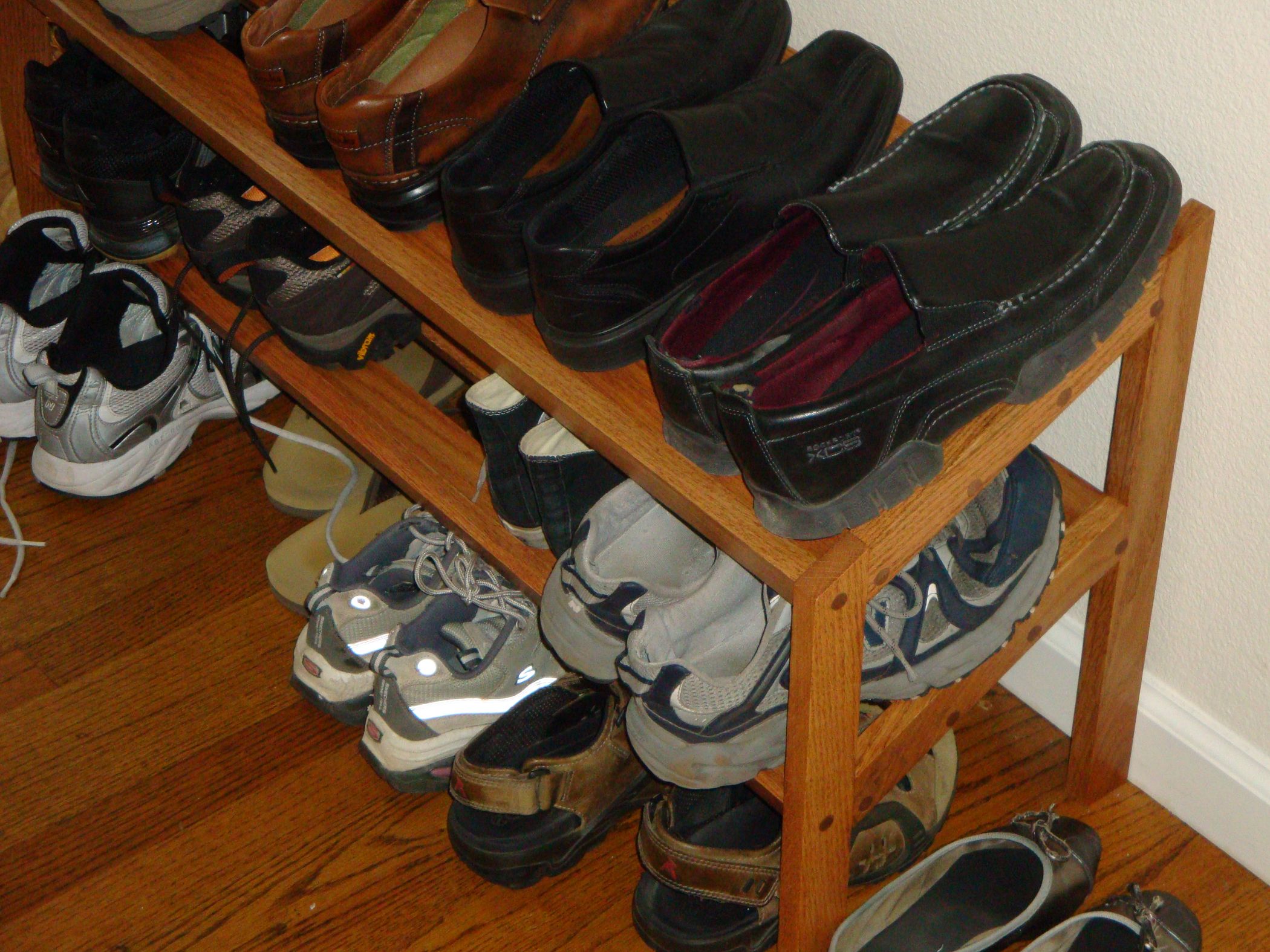 Wood Shoe Rack Instructables