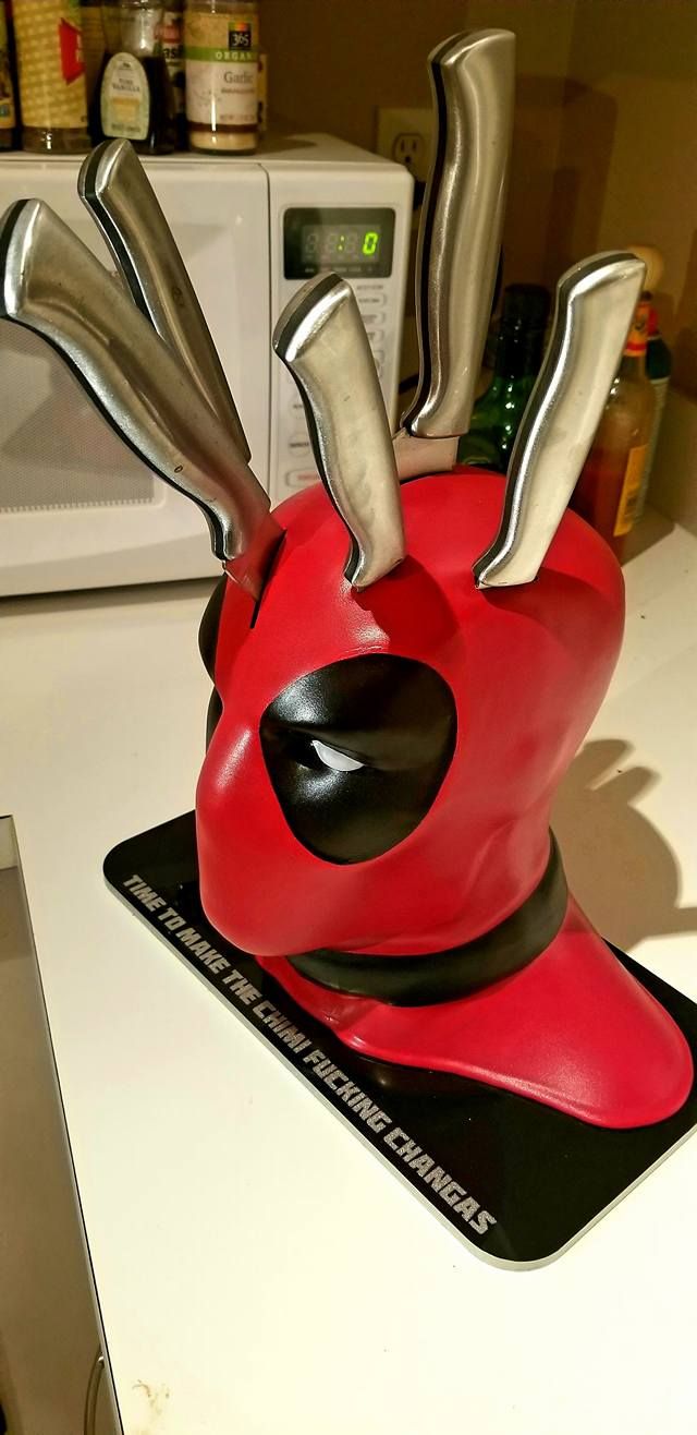 Deadpool Knife Block