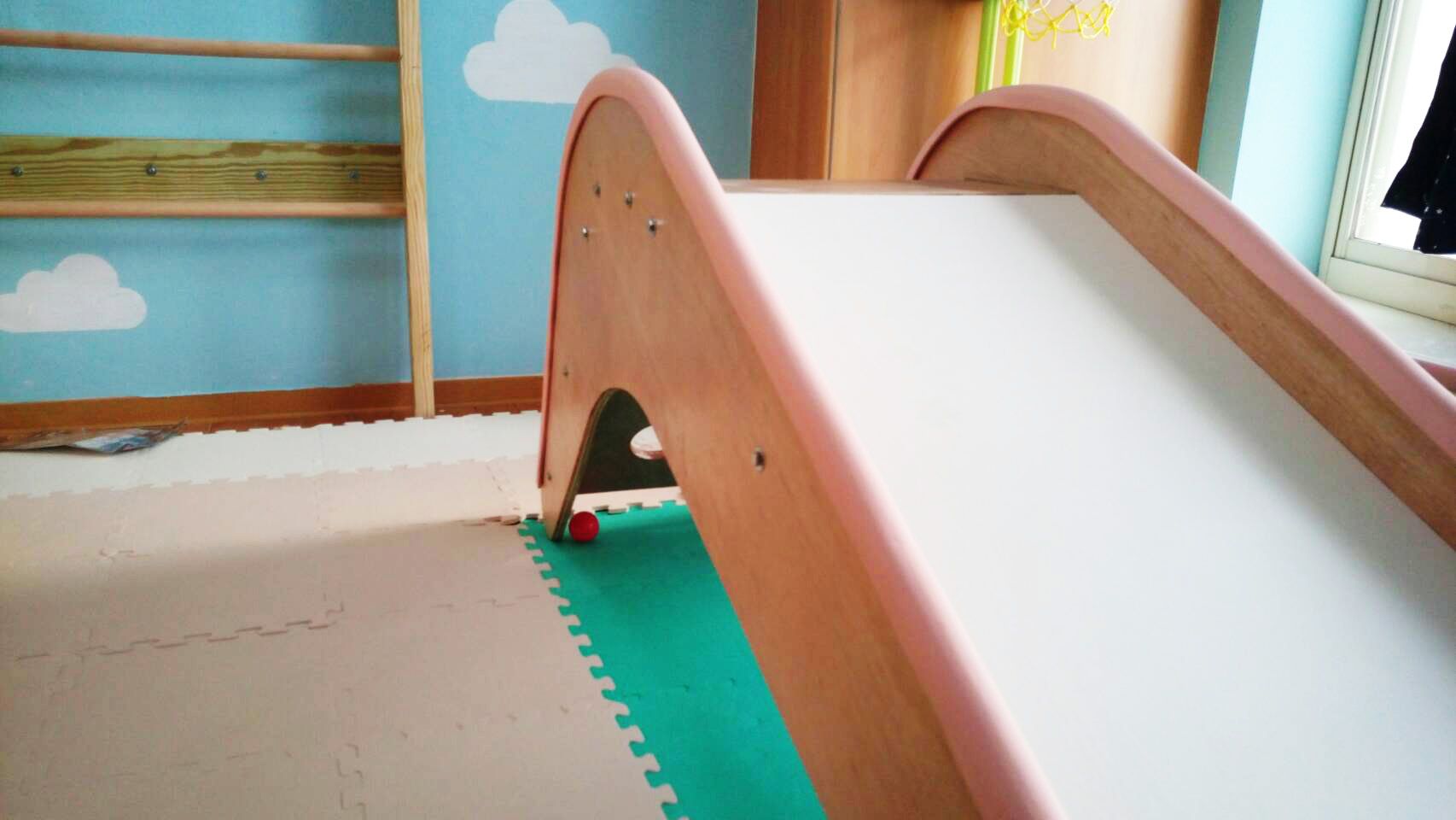 wooden slides for toddlers