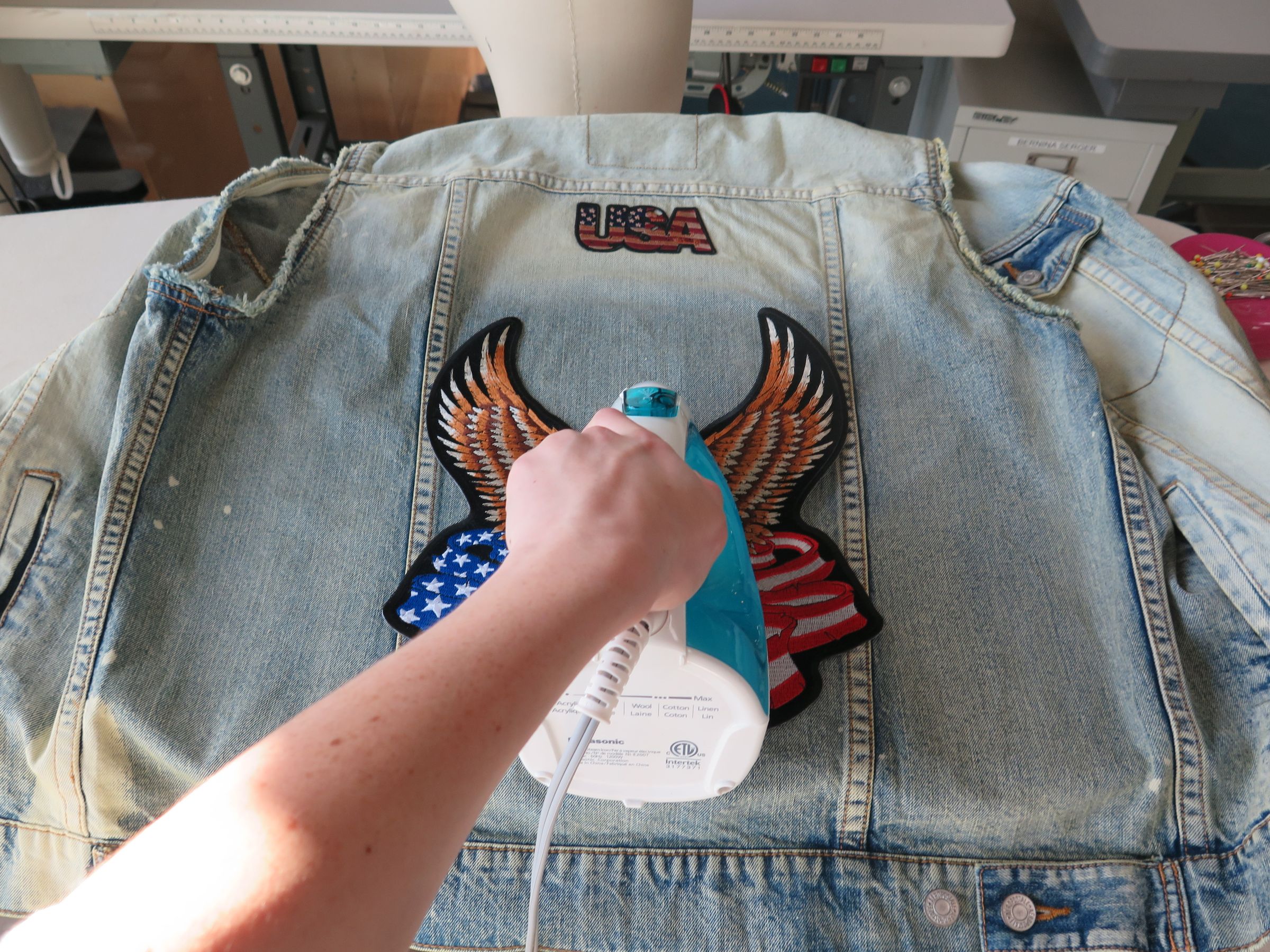 Sew a Patch on a Jacket 3 Steps (with Pictures) Instructables