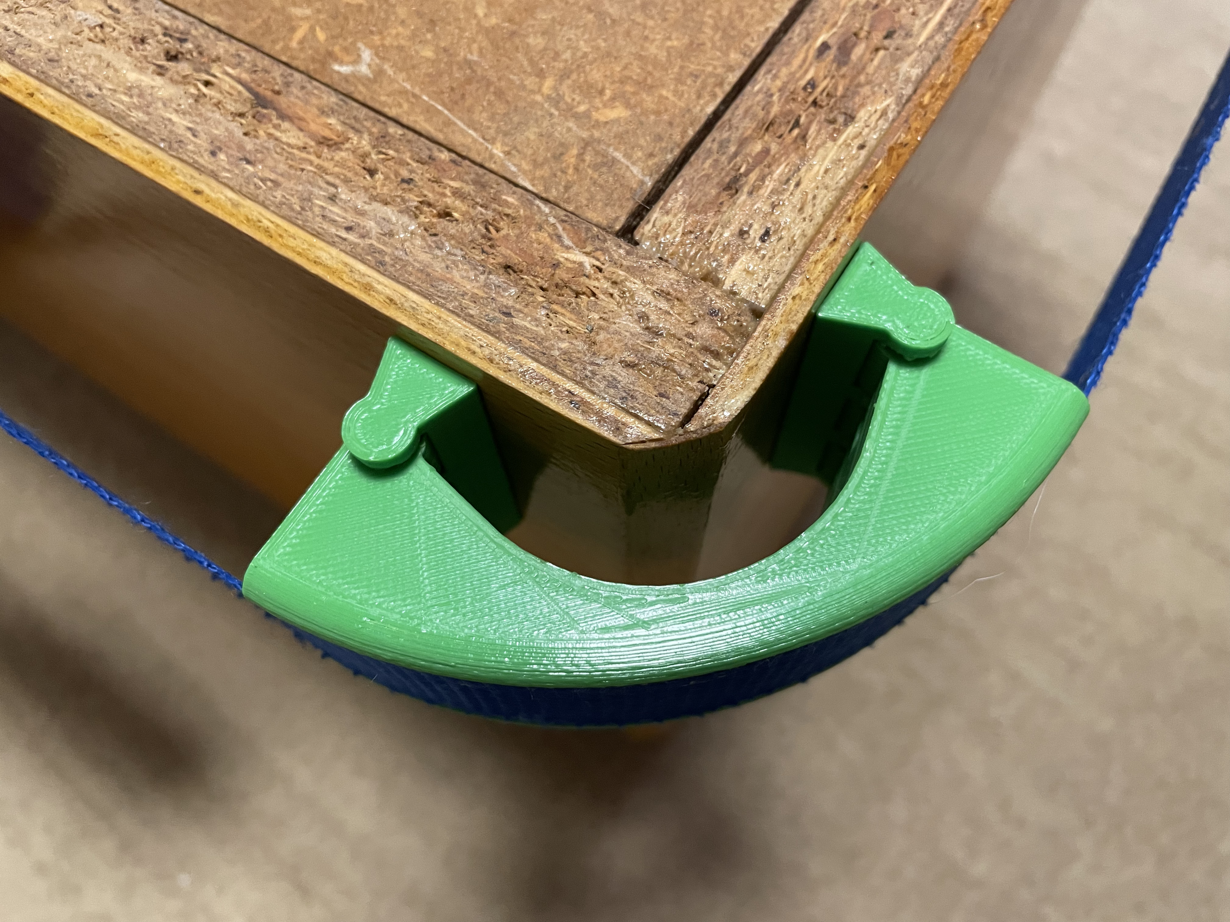 3D Printed Ratcheting Band Clamp for Woodworking 4 Steps (with