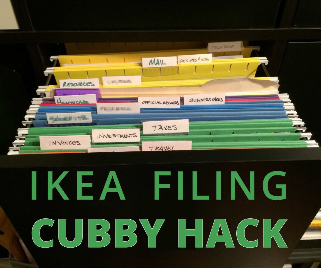 Ikea Expedit Filing Cabinet Hack 6 Steps With Pictures Instructables