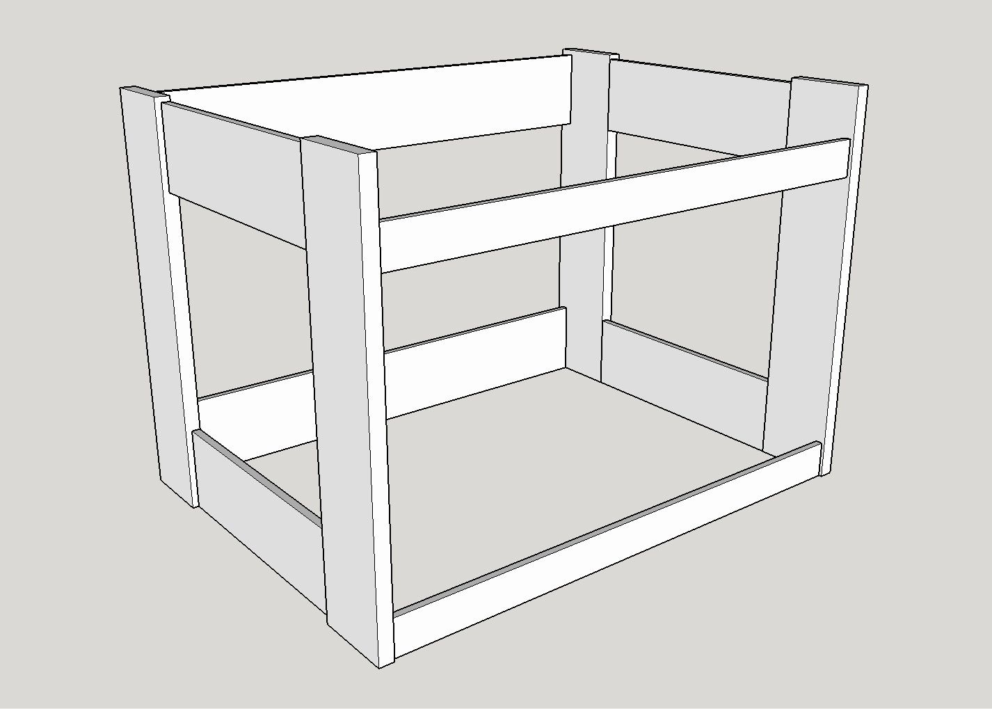 pallet dog bunk bed