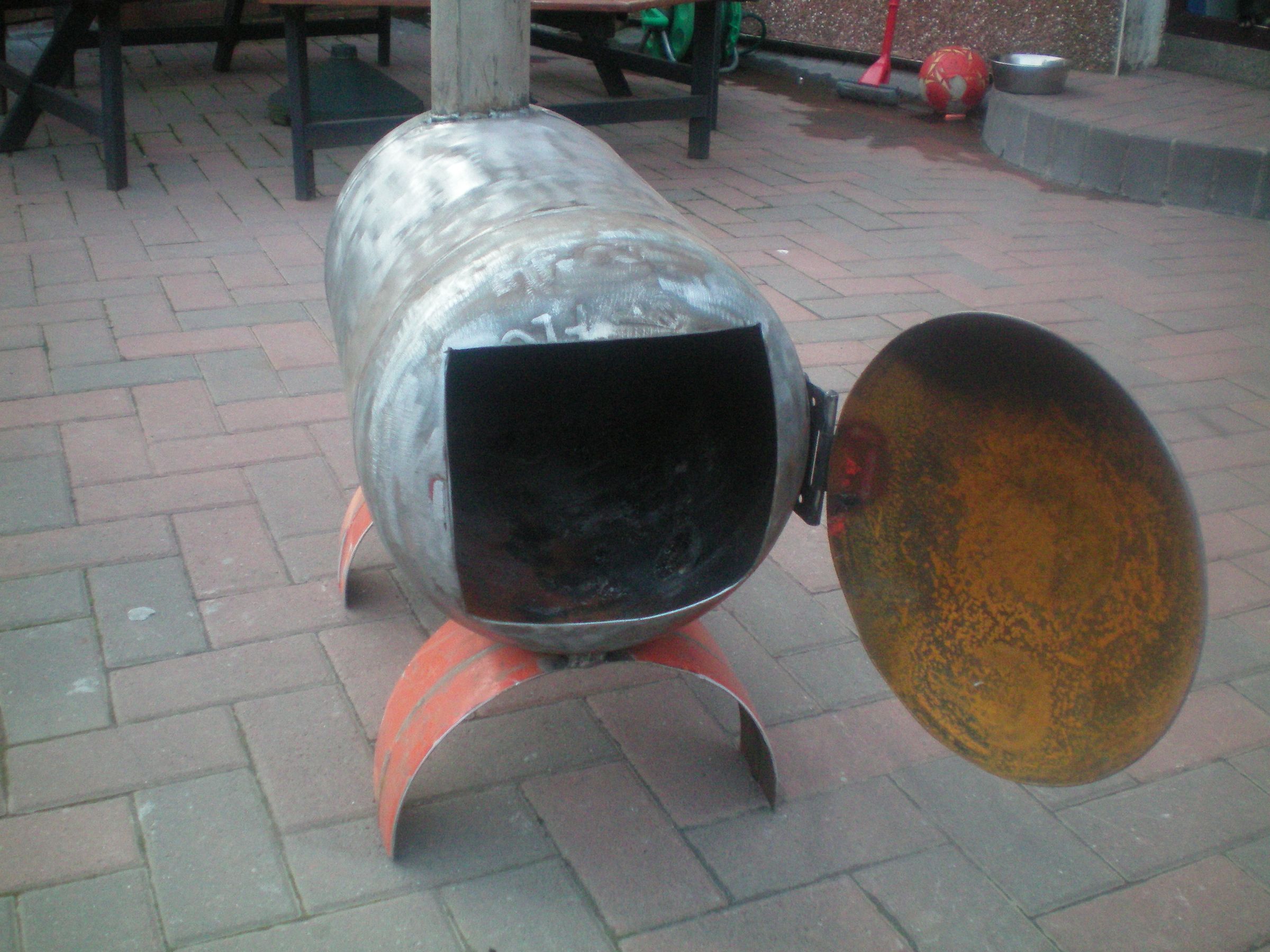 Gas Bottle Wood Burner Instructables