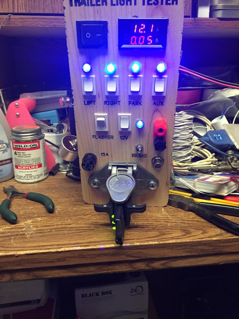 Diy Trailer Light Test Box at Ann Kennedy blog