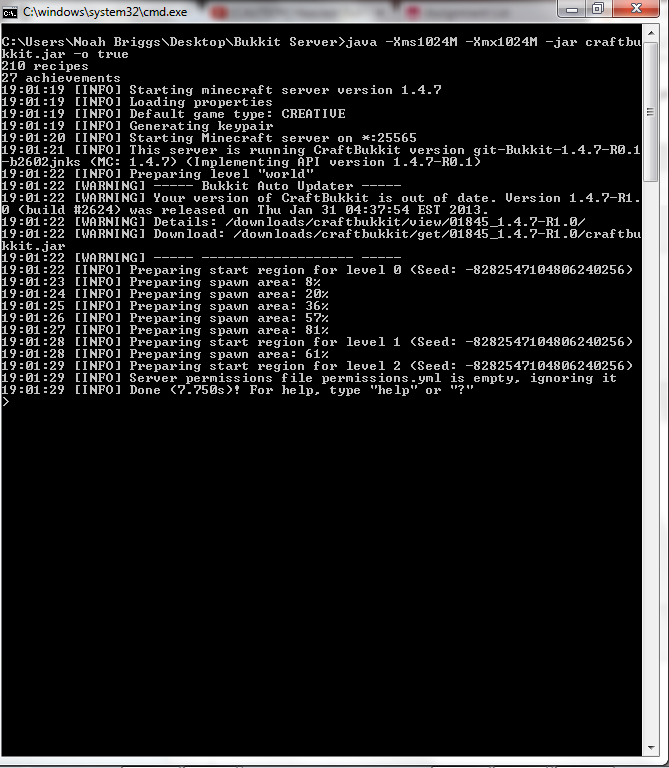 How To Create A Bukkit Minecraft Server Windows Easiest Way 6 Steps Instructables