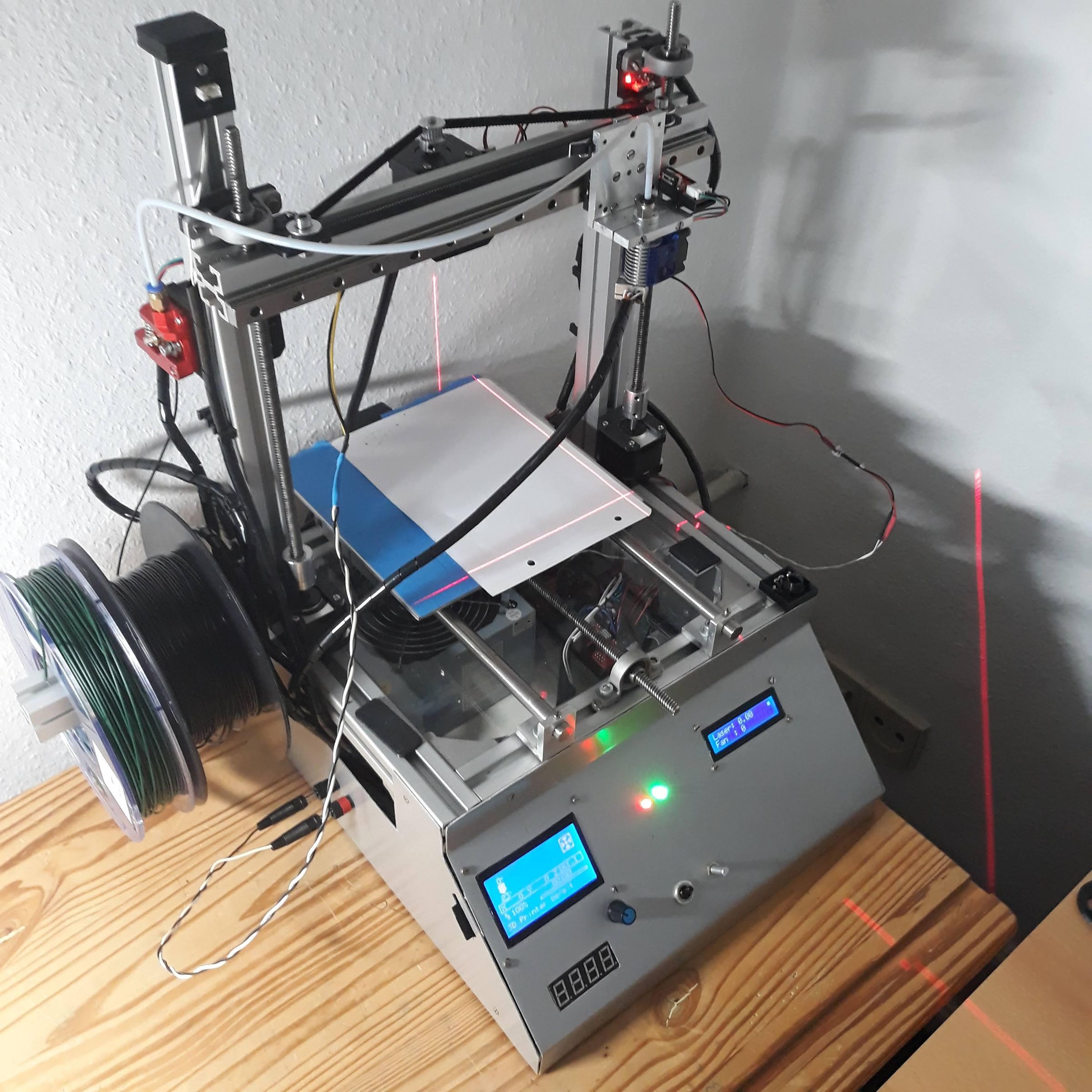 diy laser cutter from old printer