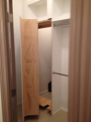 Closet With Safe Room 5 Steps Pictures Instructables - How To Build False Wall In Closet Closet With Safe Room 5 Steps Pictures Instructables - How To Build False Wall In Closet