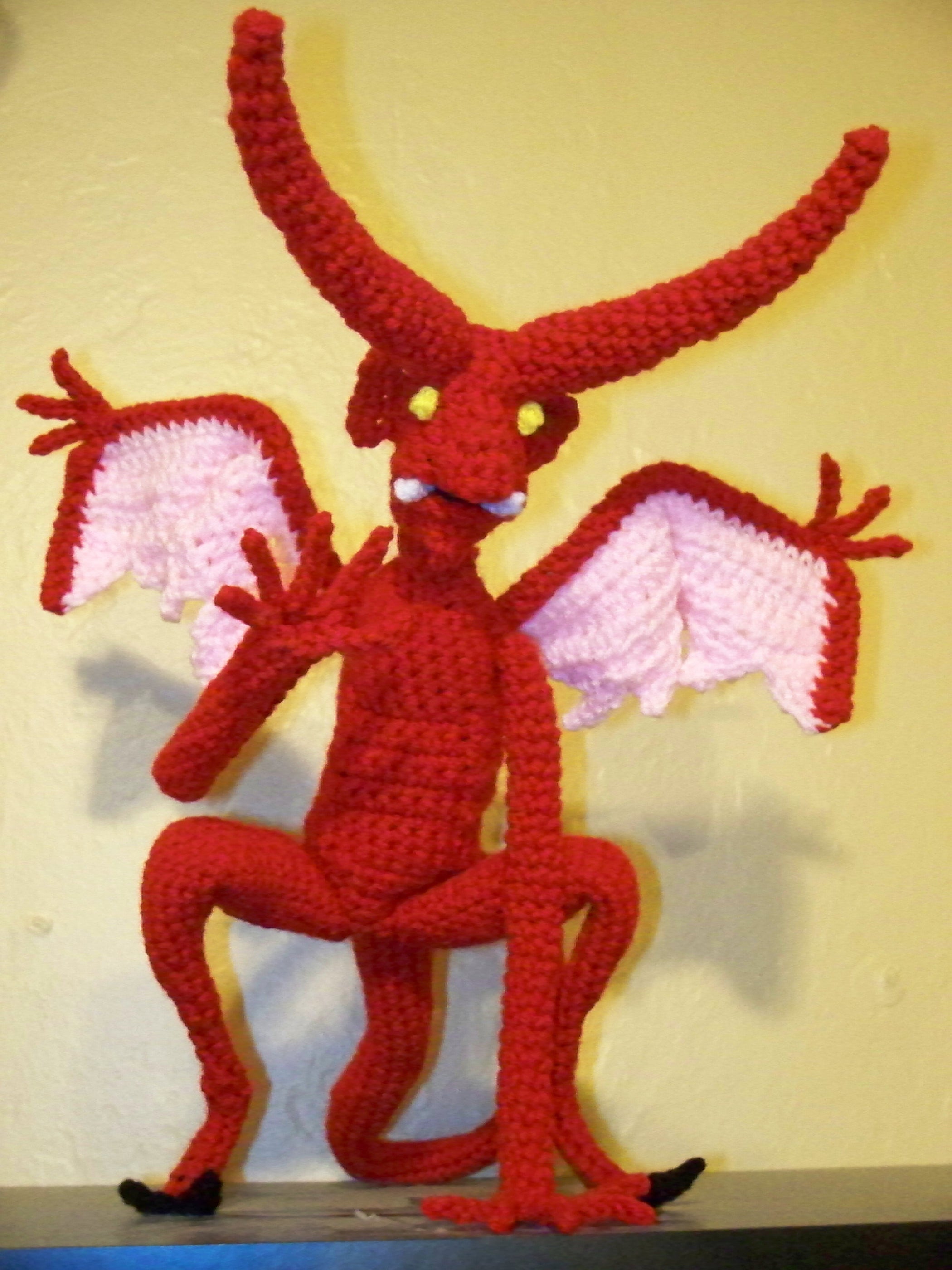 Crocheted Demon Says Hell(o) - Instructables