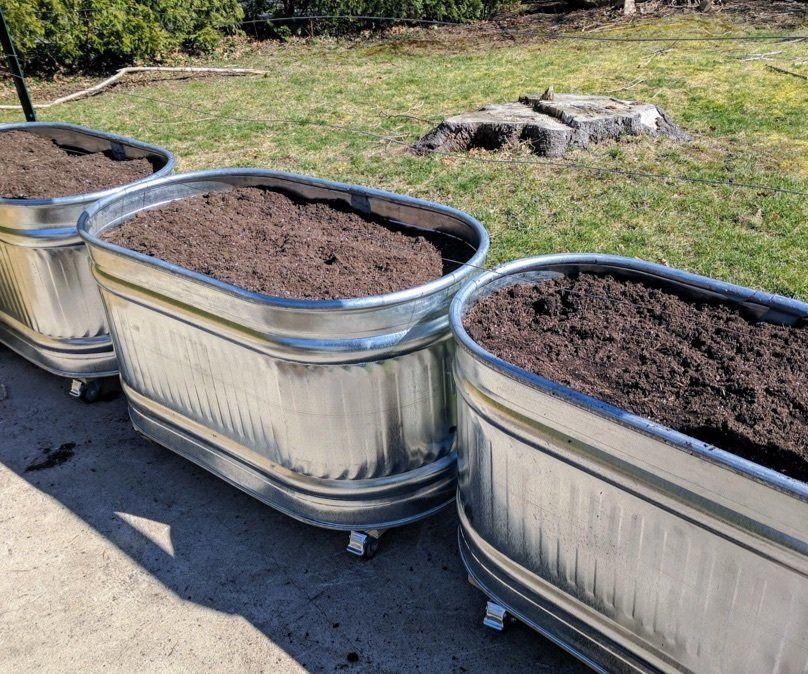 How I Made Galvanized Trough Planters 13 Steps With Pictures Instructables How I Made Galvanized Trough Planters, Trough For Garden
