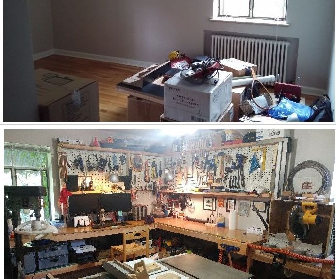 DIY guide for Apartment Workshop with step-by-step instructions