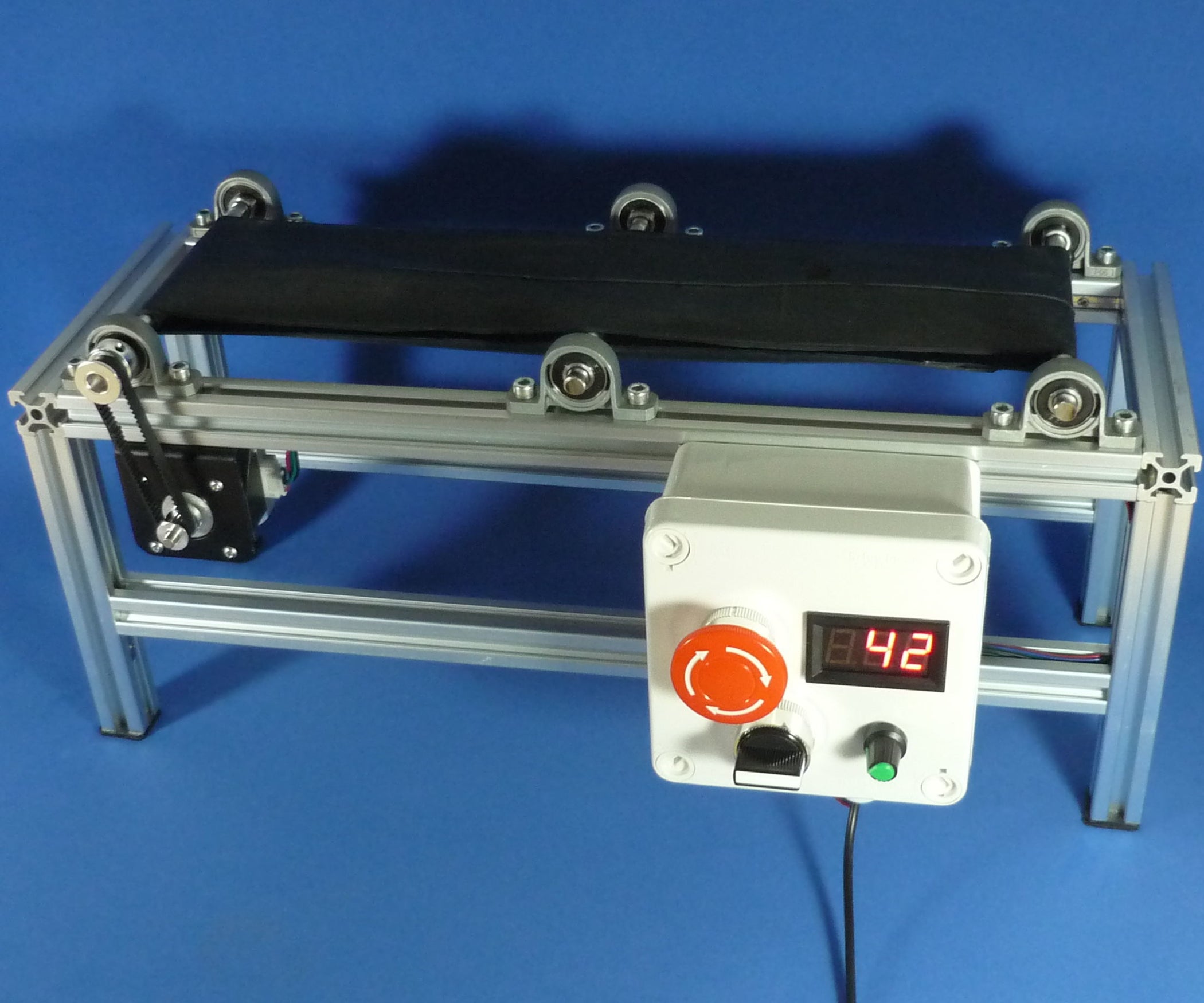 MODULAR & PORTABLE CONVEYOR BELT. SPEED CONTROL BY ARDUINO 5 Steps