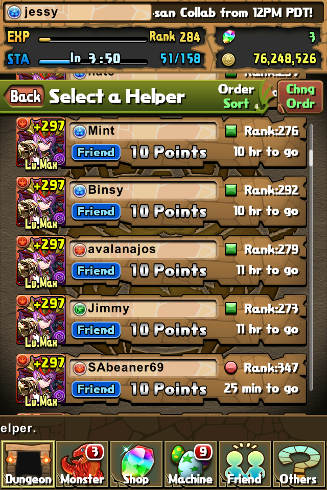 puzzle and dragons monster points