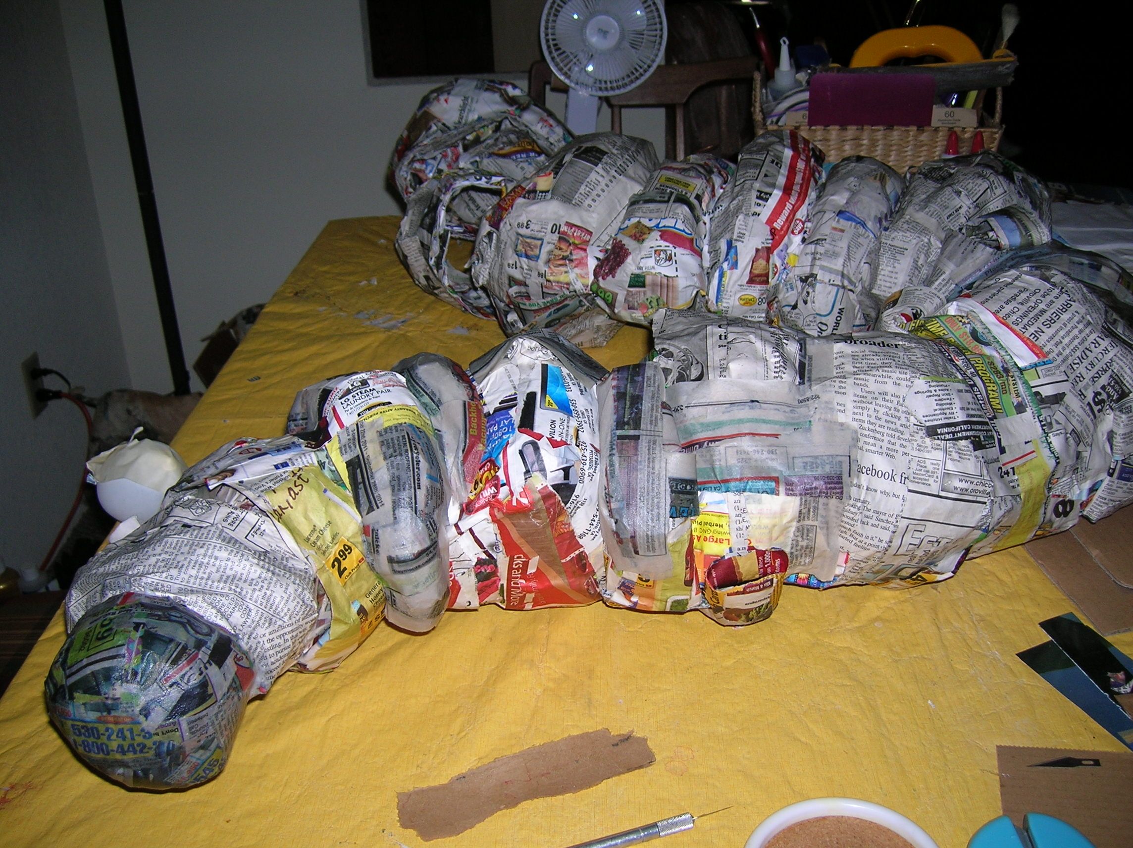 Papier Mache "Very Hungry Caterpillar" (with Pictures) Instructables