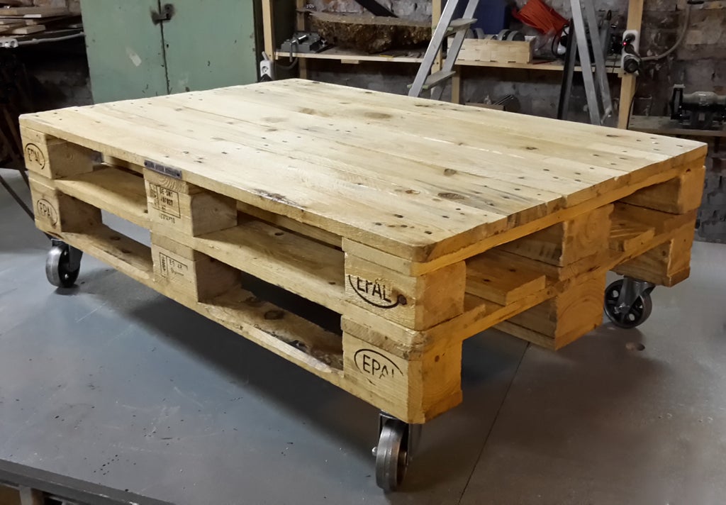 30 Minute Pallet Coffee Table 9 Steps With Pictures Instructables 30 Minute Pallet Coffee Table 9 Steps, How To Make A Garden Coffee Table From Pallets