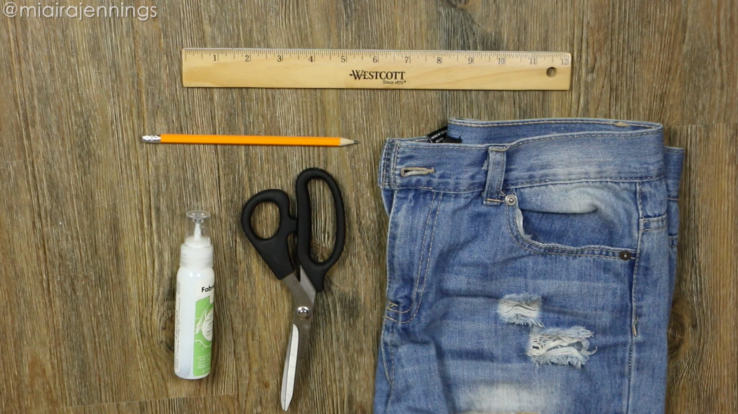 jeans to skirt no sew