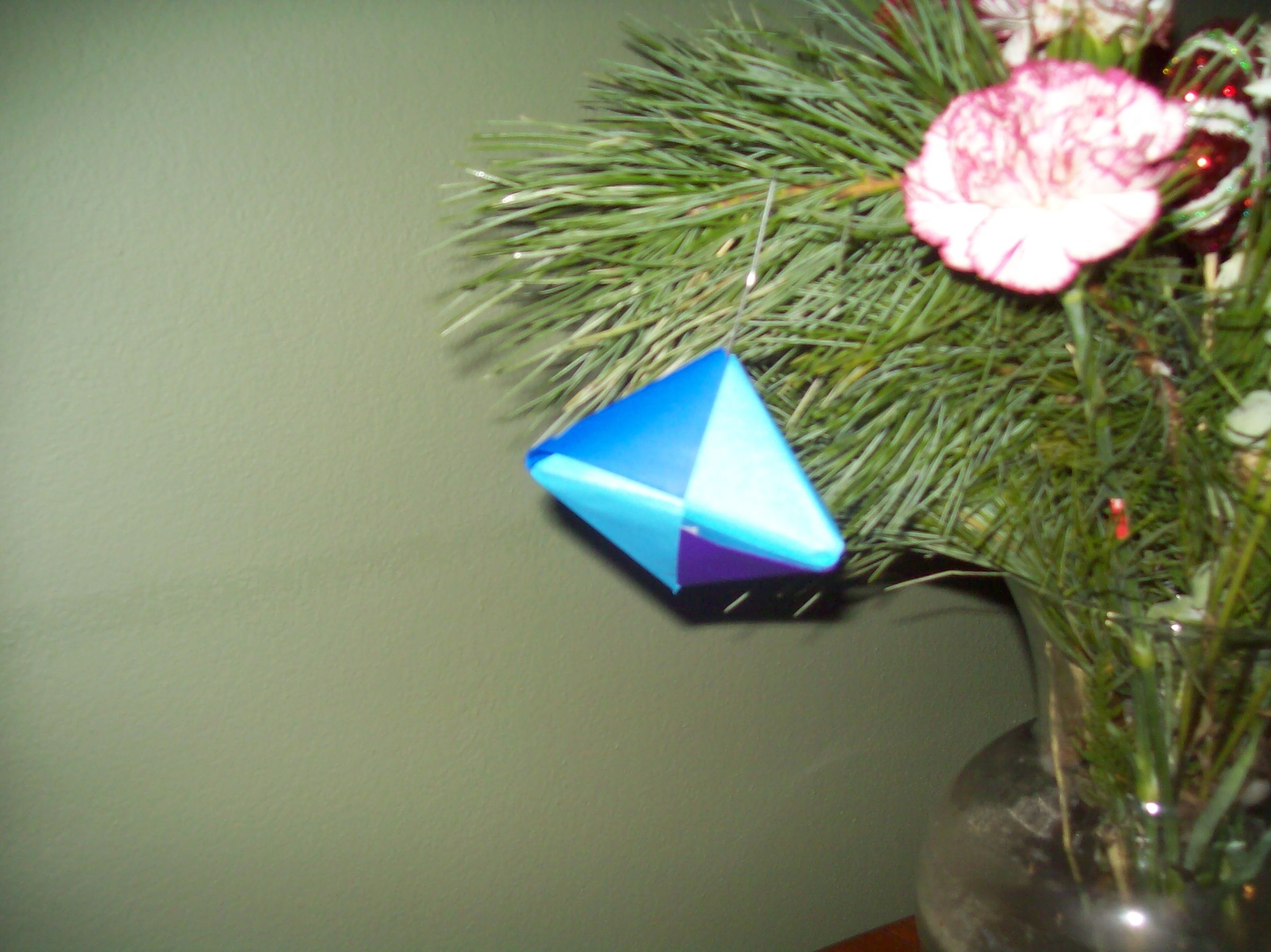How to Make Origami Christmas Ornaments 8 Steps Instructables