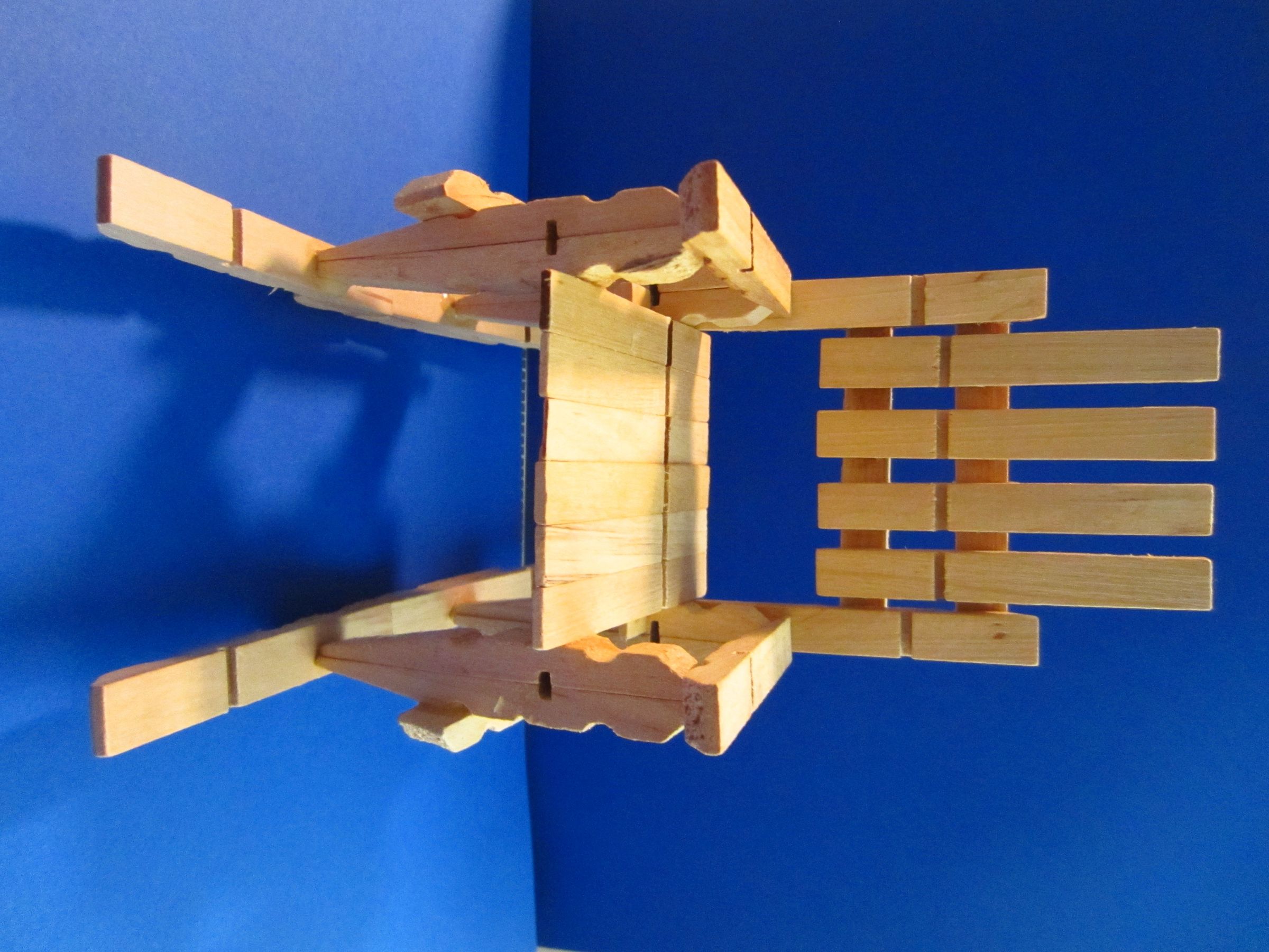 Clothespin Rocking Chair So Easy to Make Instructables