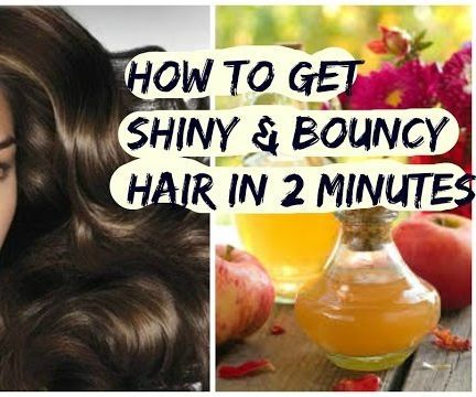 DIY guide for Simple secret to get shiny & bouncy hair in 2 minutes-DIY beauty- Home-remedies with step-by-step instructions