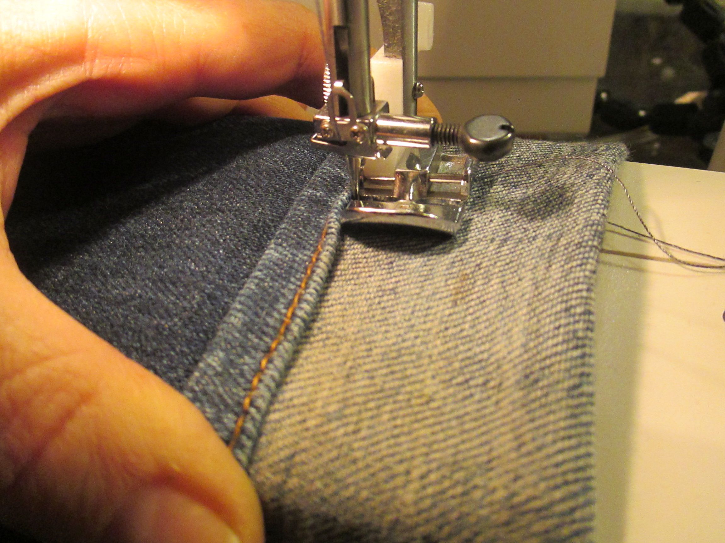 How to Sew an Original Jean Hem 4 Steps (with Pictures) Instructables