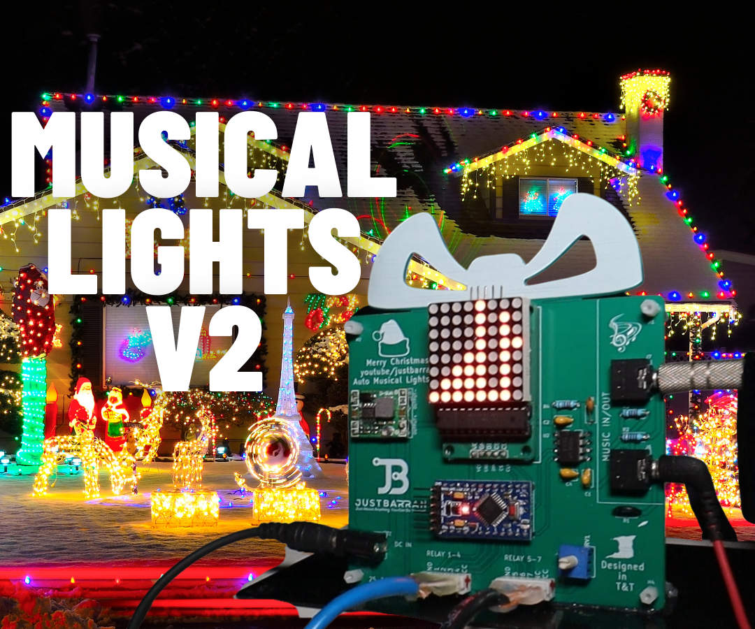 Automatic Synchronized Musical (Christmas) Lights Version 2 Ft PCB