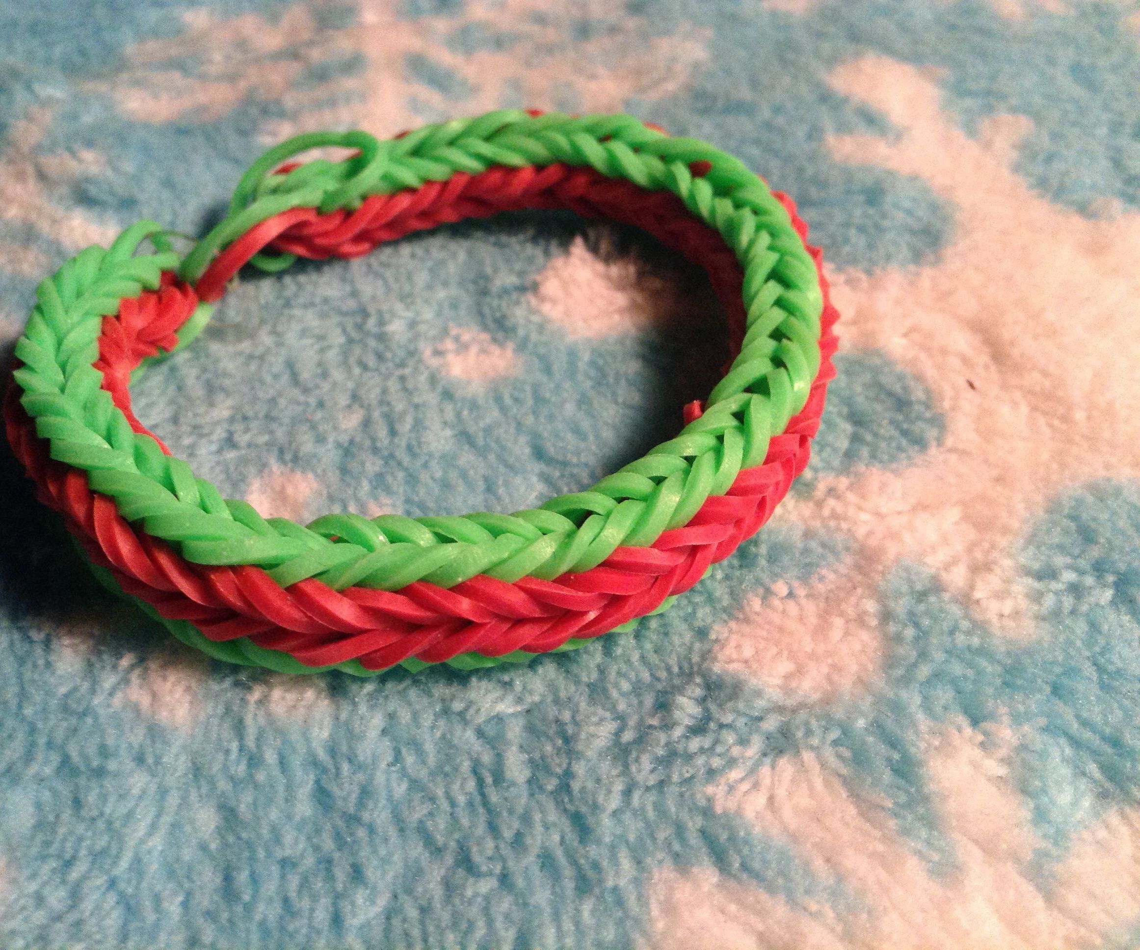 DIY guide for Double Cross Fishtail using cray-Z-loom with step-by-step instructions