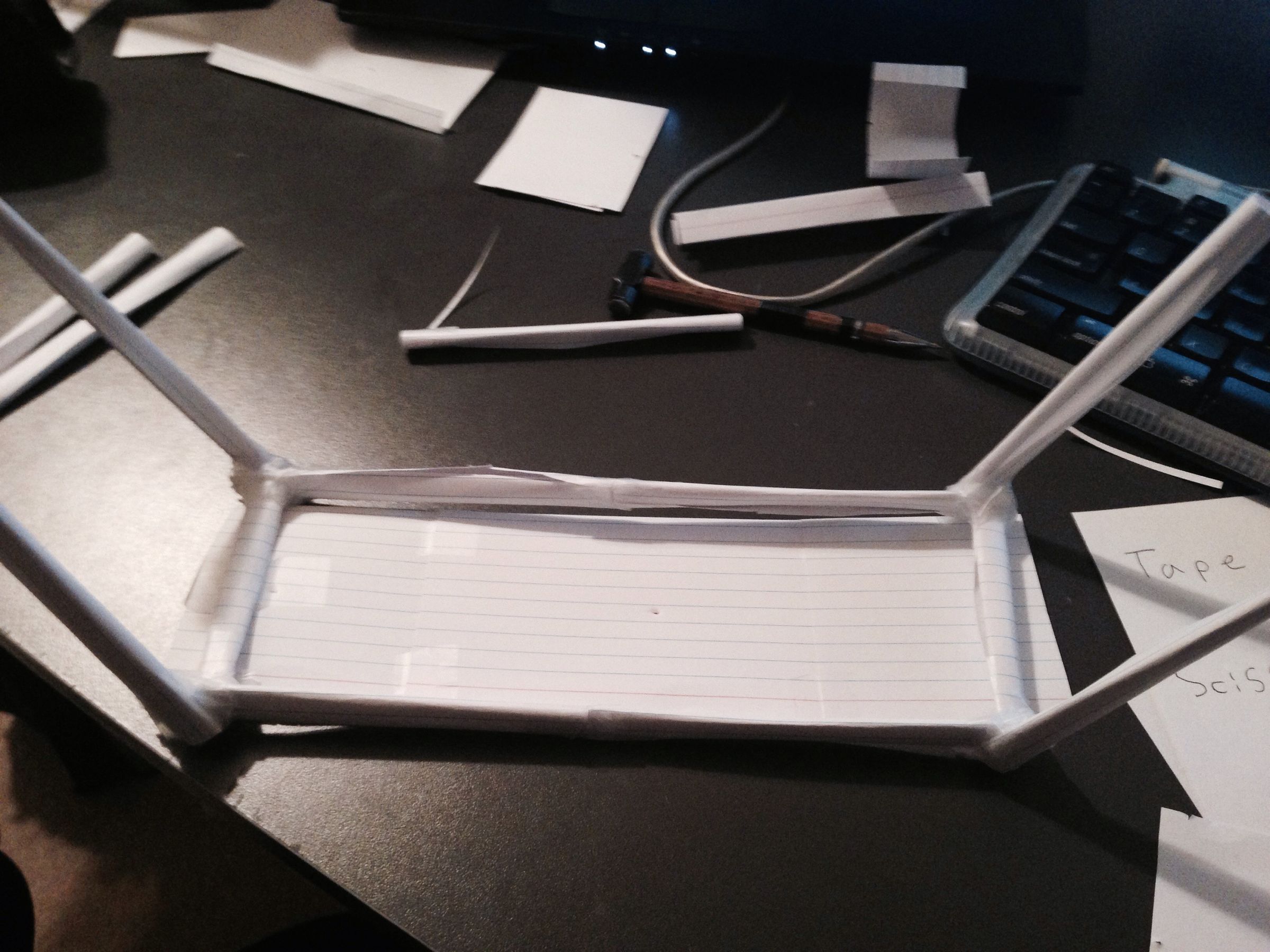 Paper Bridge 6 Steps Instructables