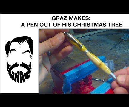 a pen made out of my christmas tree! DIY Project DIY Project Image