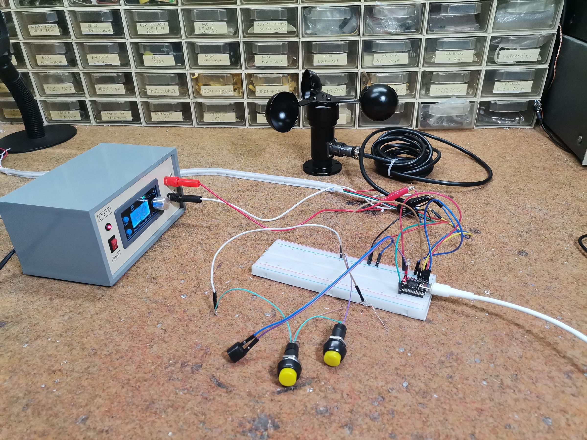 DIY Precise Arduino Anemometer With Linear Led Scale DFRobot 3 Steps Instructables