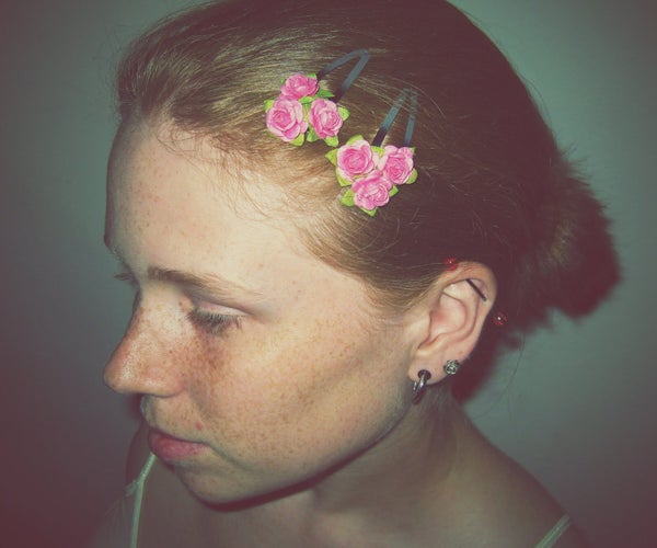 Floral Hair Clips