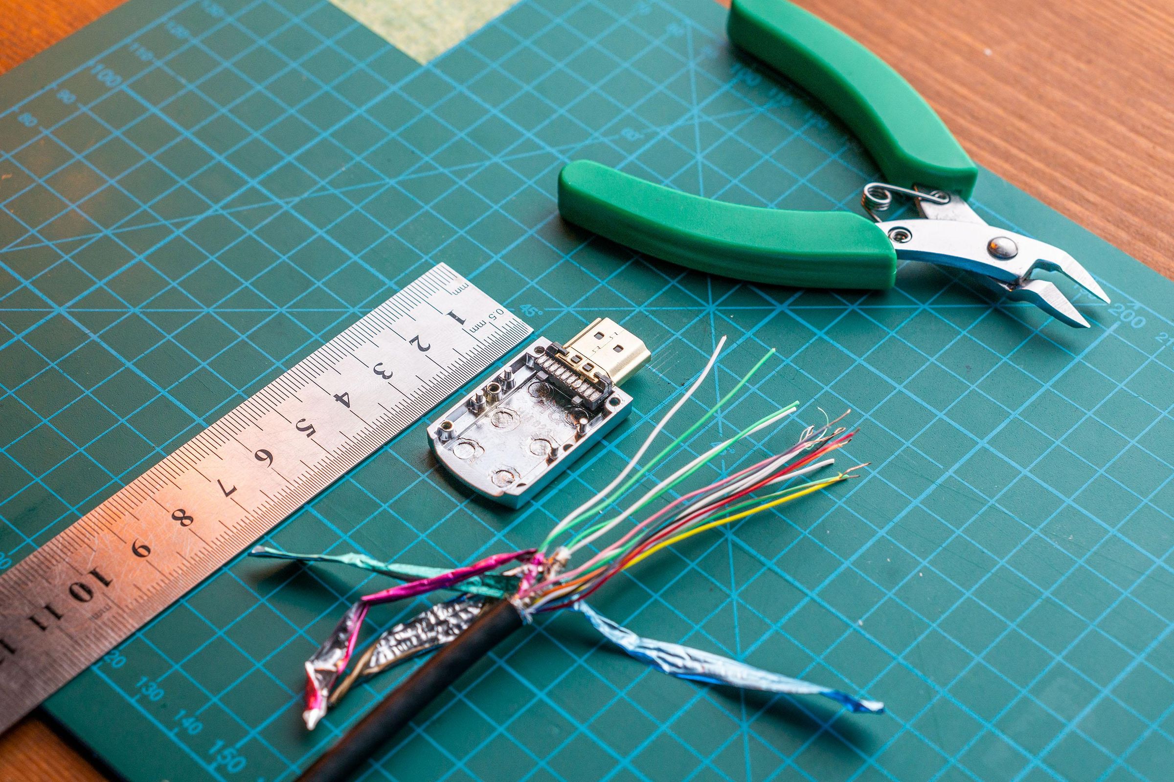 Repair Broken HDMI Cable Without Soldering Skills 6 Steps (with